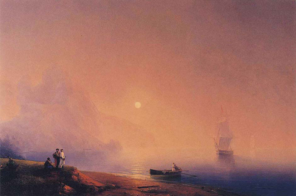  Crimean Tartars on the Sea Shore
